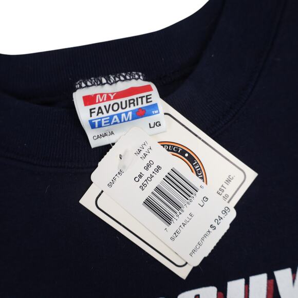 Vintage 90s NWT Starter Vancouver Canucks Hockey Graphic Sweatshirt - Picture 6 of 10